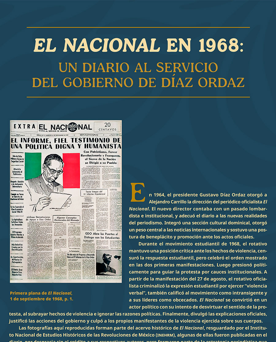 El movimiento estudiantil de 1968.