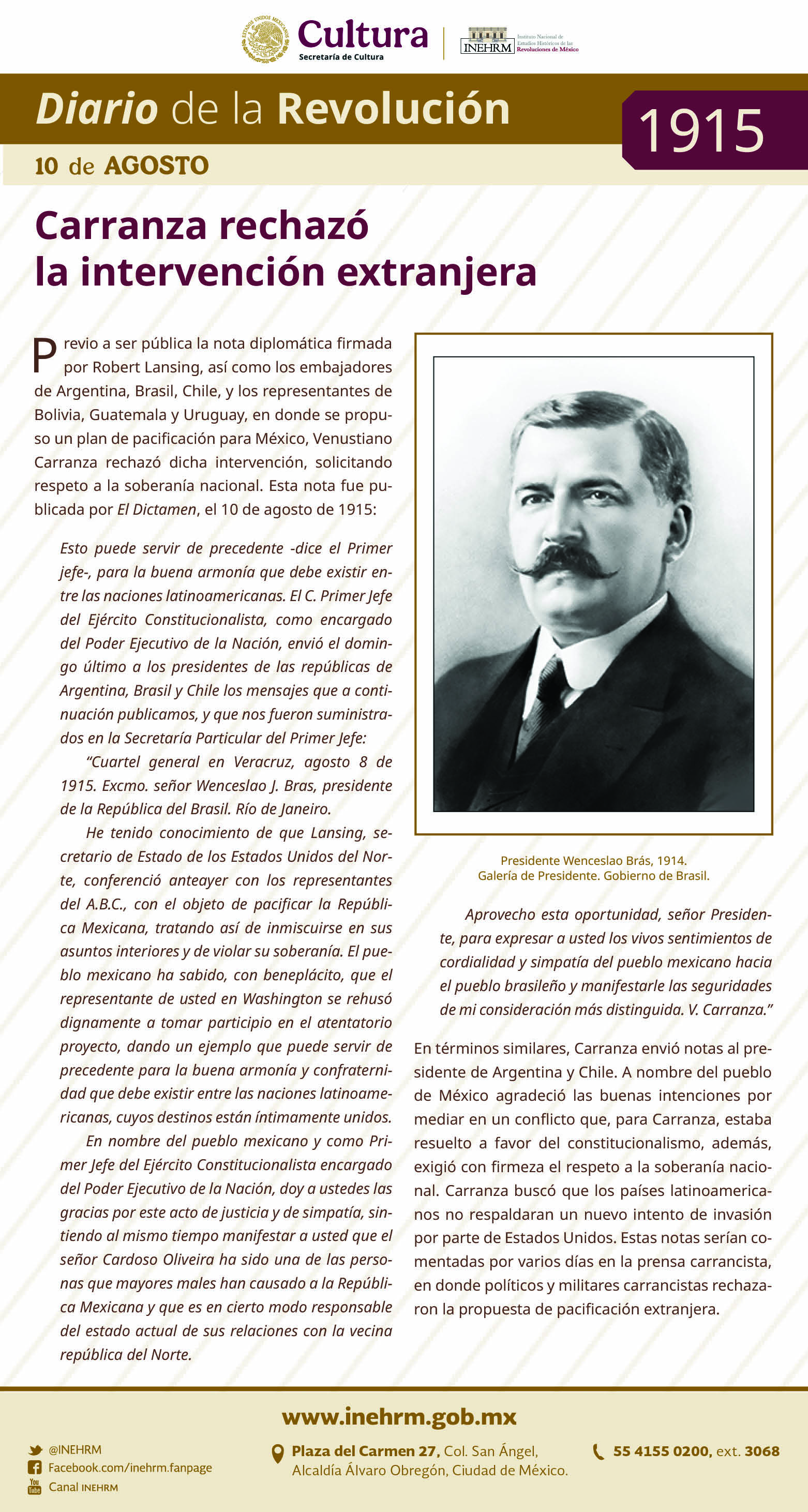 10 de agosto 1915