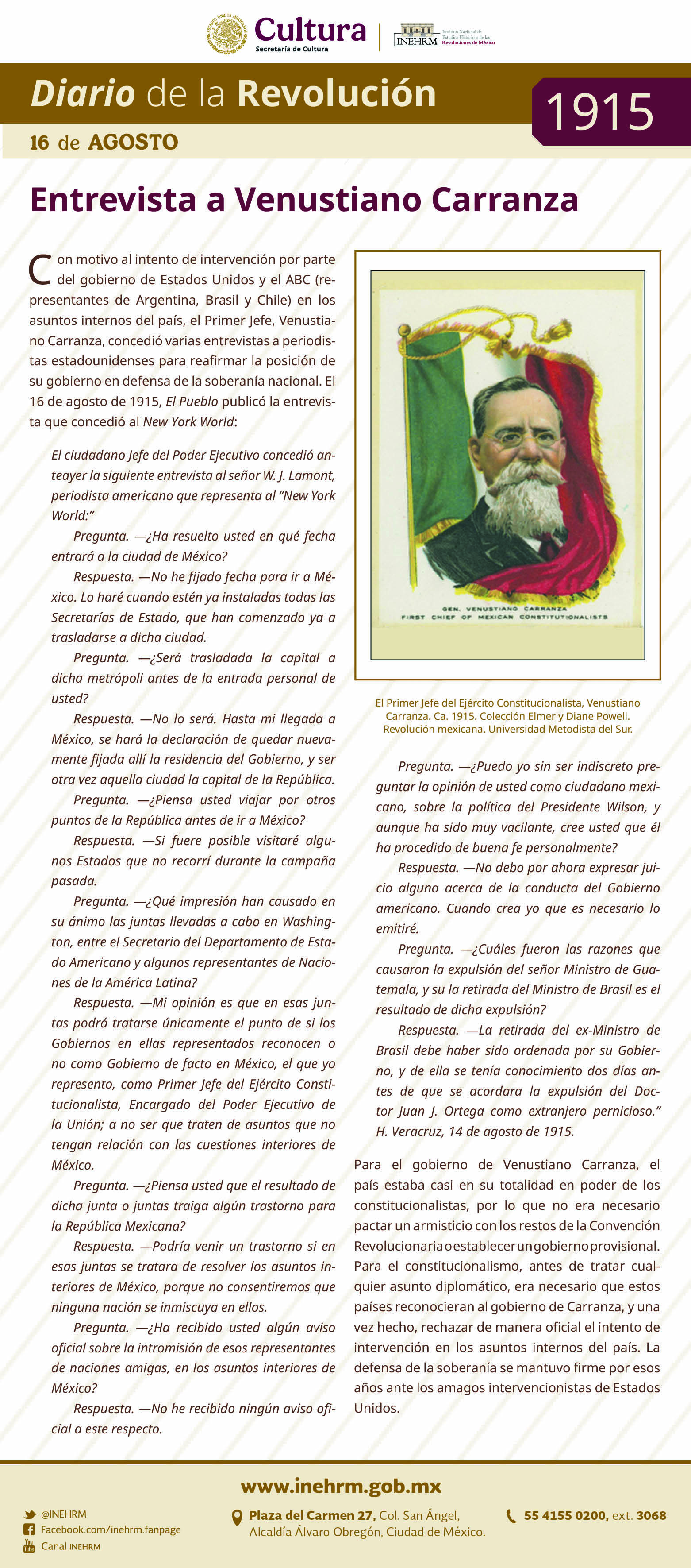 16 de agosto 1915