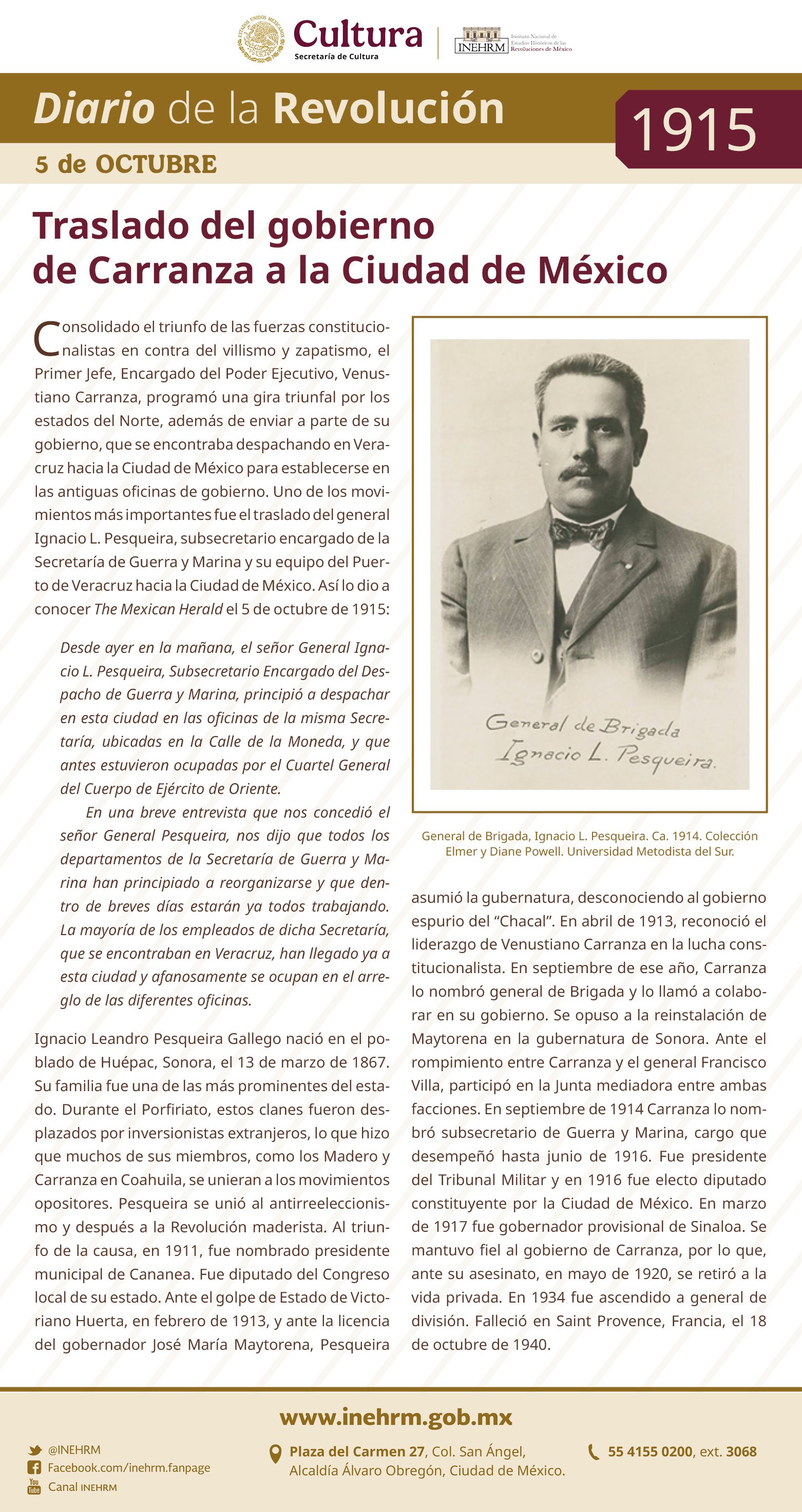 5 de octubre 1915