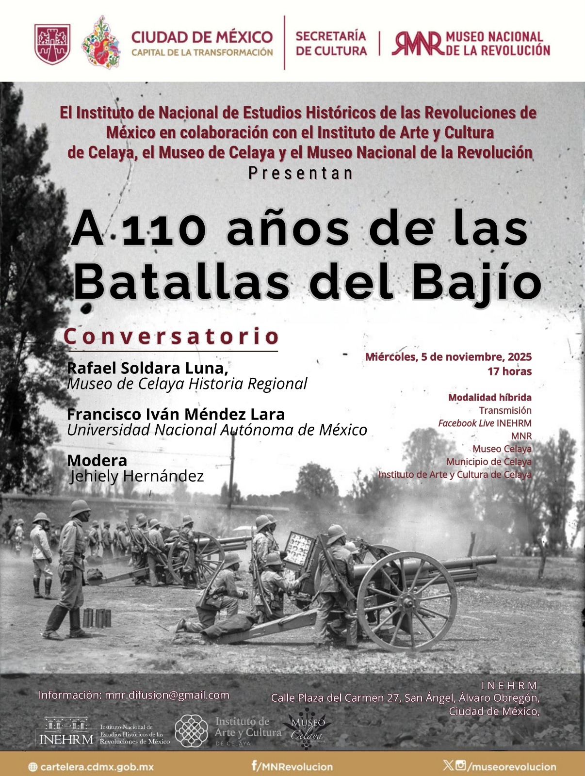 A 110 años de las Batallas del Bajío