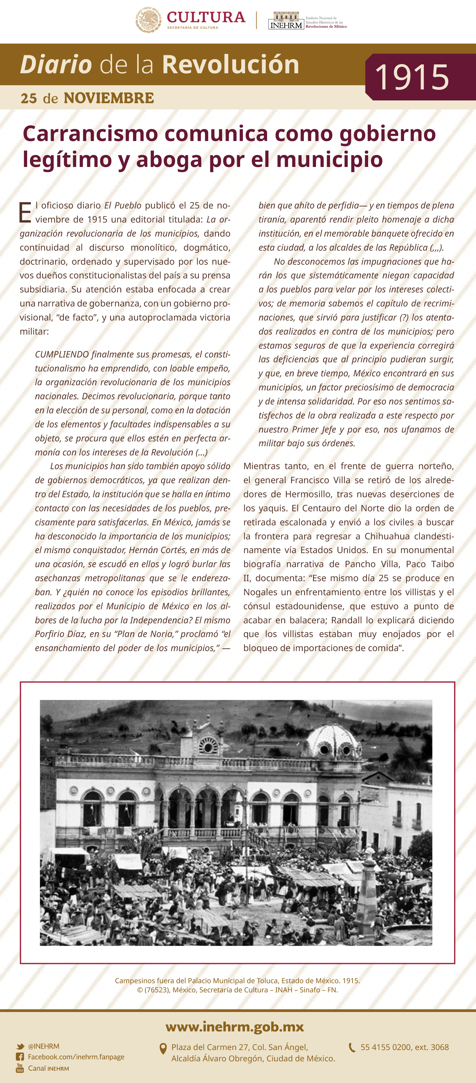 25 de noviembre 1915